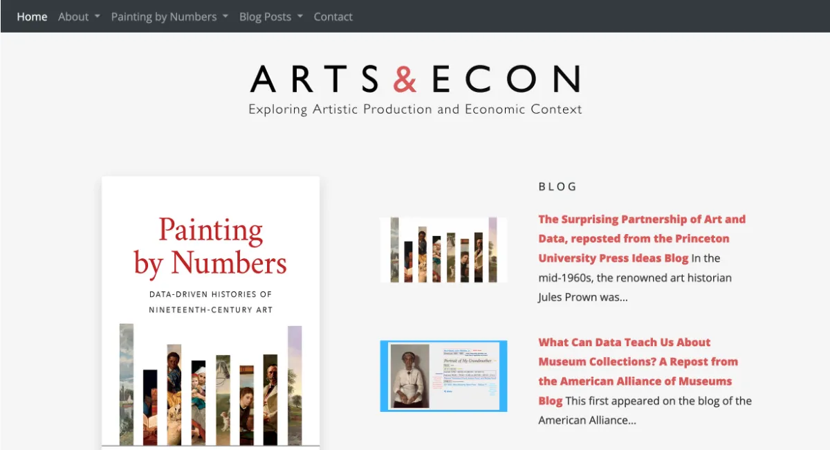 Arts & Econ – website