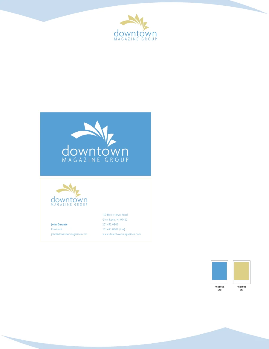 Downtown Magazine Group – stationery